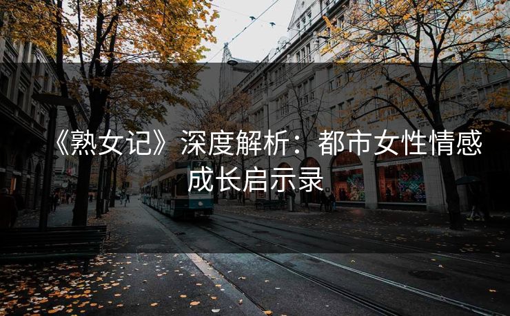 《熟女记》深度解析：都市女性情感成长启示录